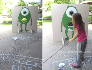 how to make a monster bean bag game. Must do this!