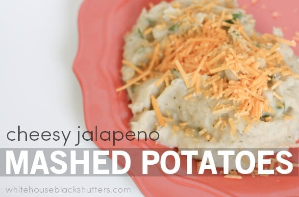 must try these for summer! cheesy jalapeno mashed potatoes via @whbsblog
