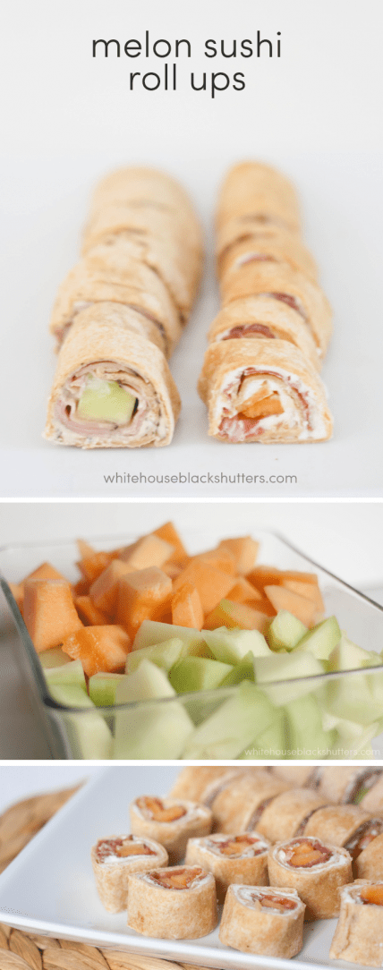 need a twist on summer fruit? make melon sushi roll ups! perfect for kids, parties, or on the go snacking.