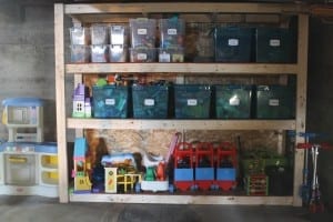 tips on toy organization and storage in a small home. Written by a mom of four young kids. MUST READ!