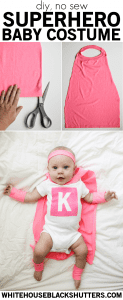 make a no-sew DIY superhero costume for your little one!