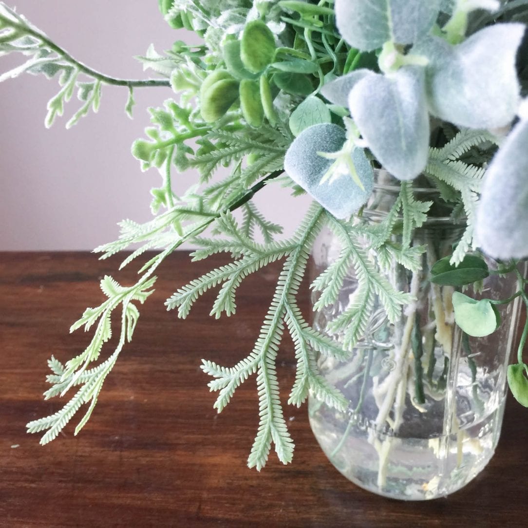 tips for using fake flowers and greenery, how to arrange them so they look real